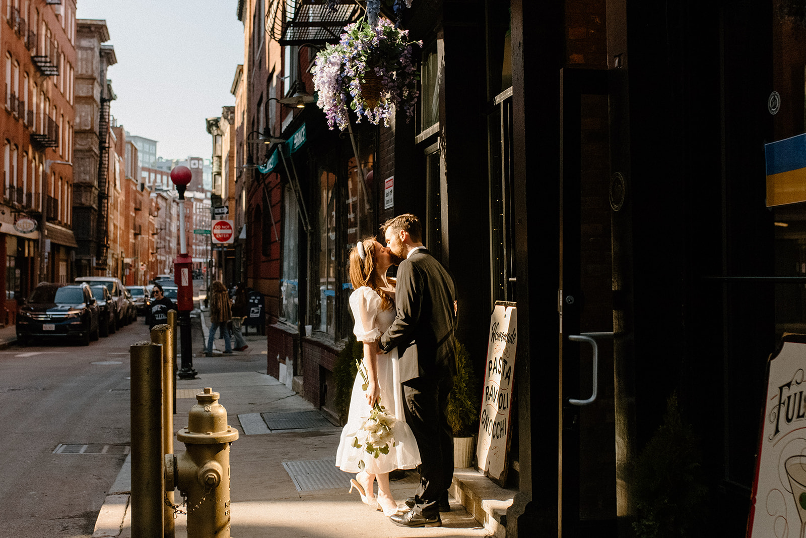 A wedding In downtown Boston