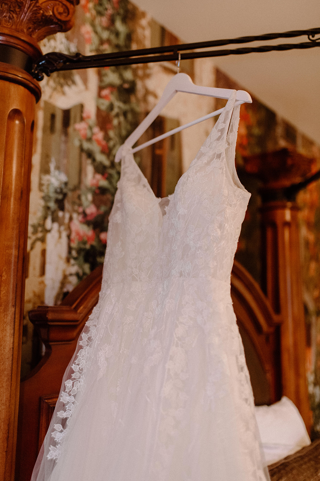 Bride white wedding dress