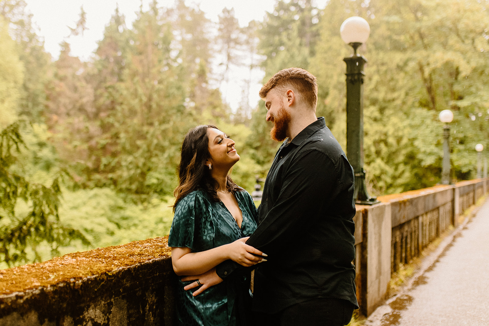 Seattle Engagement Photo Locations with Candid engagement photos