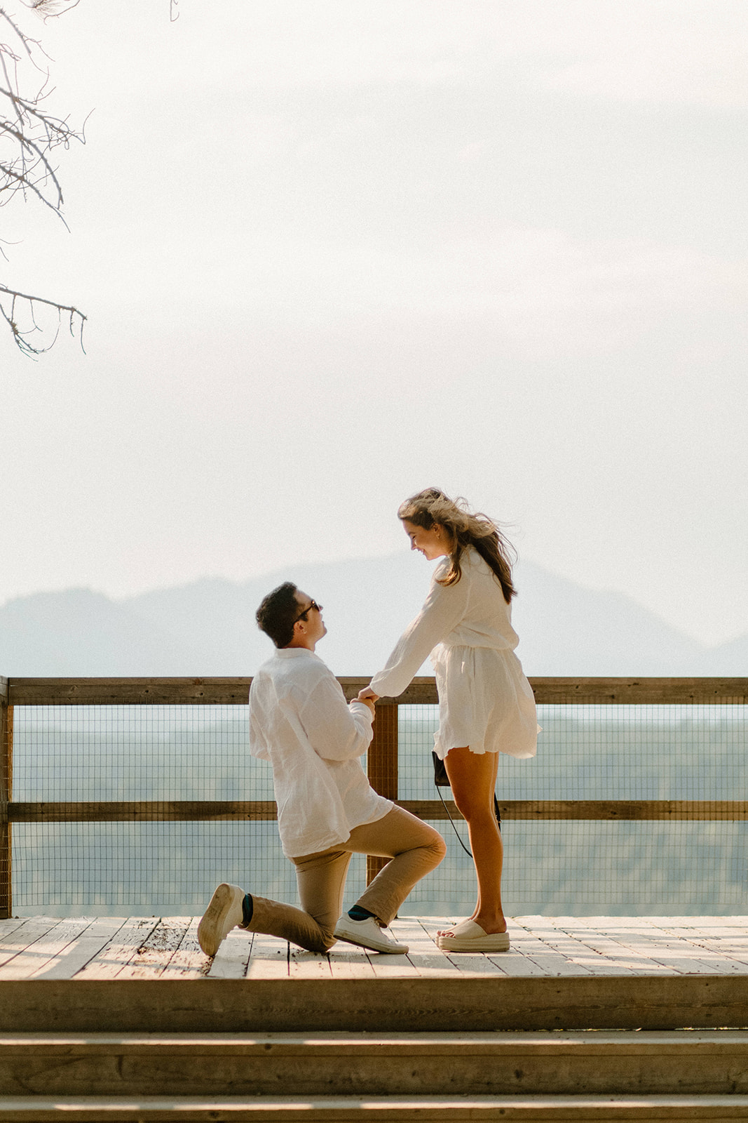 Marriage Proposal photos at Suncadia Resort