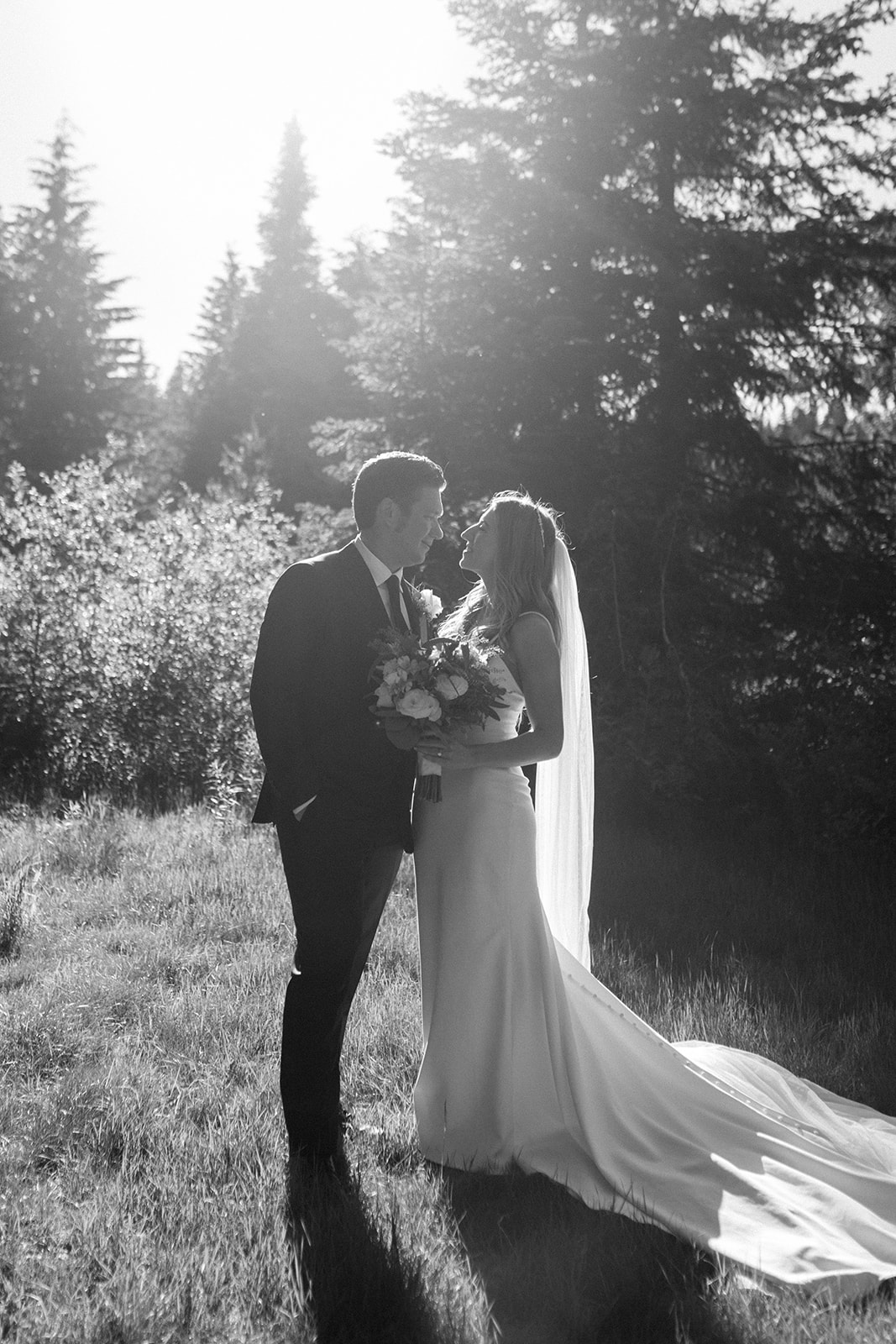 A Romantic Outdoor Wedding Day At Gold Creek Pond in Washington