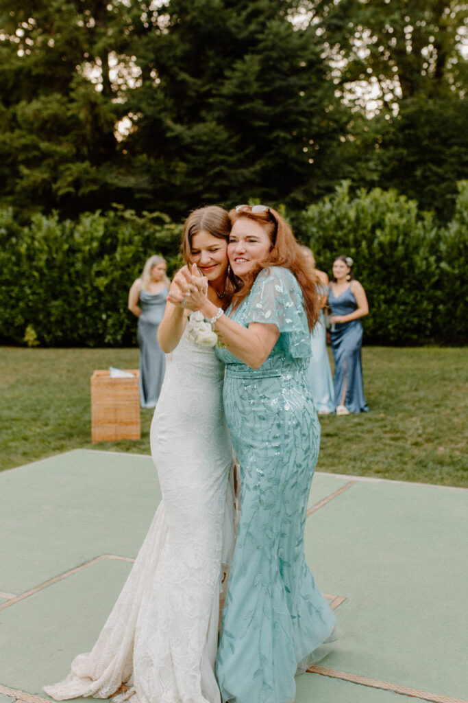 bride dancing with her mom