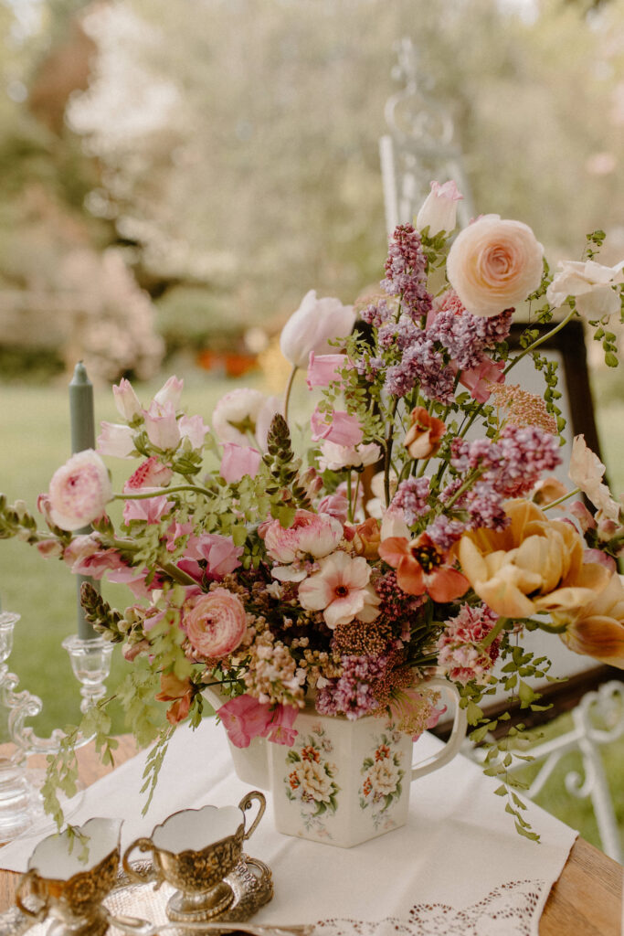 Bridgerton Inspired Wedding flowers