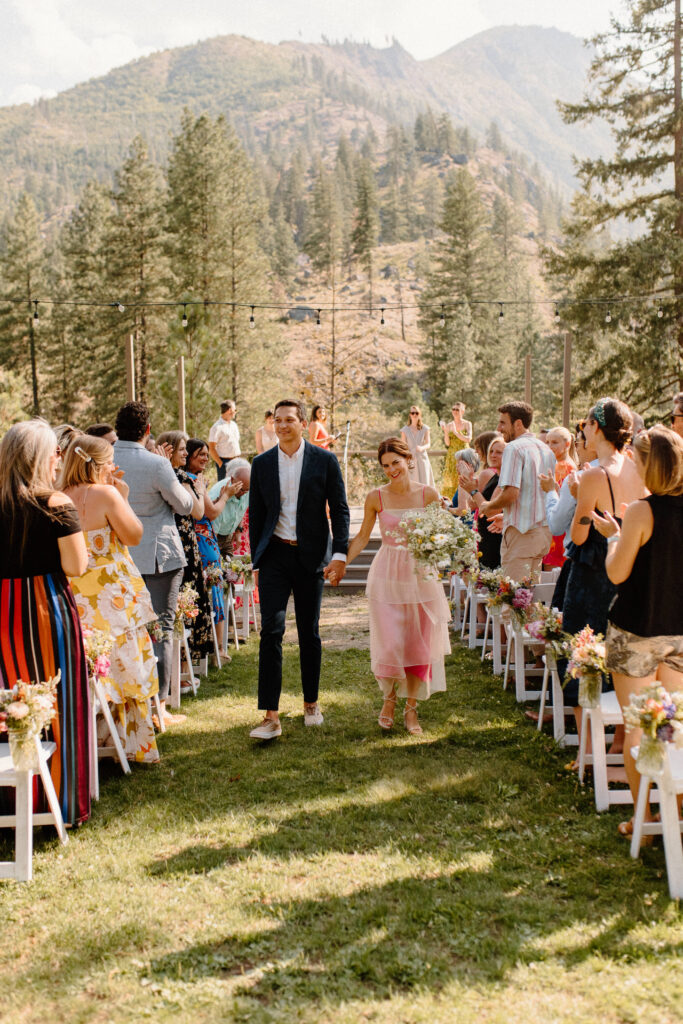 Wildflower Leavenworth Wedding ceremony