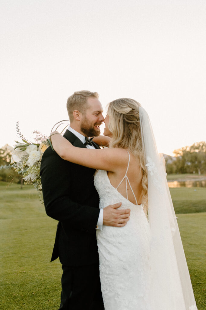 Country Colorado wedding portraits 