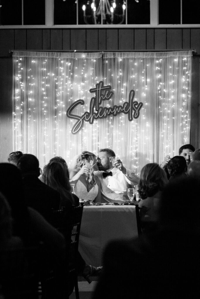 country Colorado wedding bride and groom cheers 