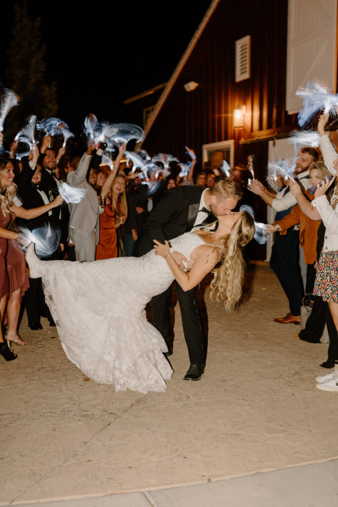 Country Colorado wedding first dance