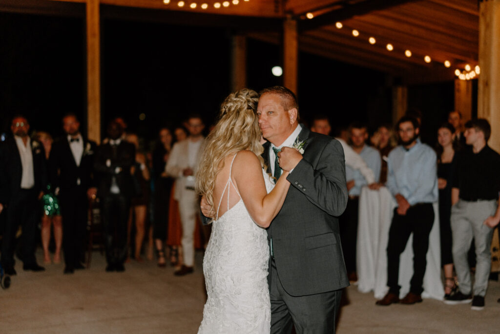 bride and step dad wedding dance