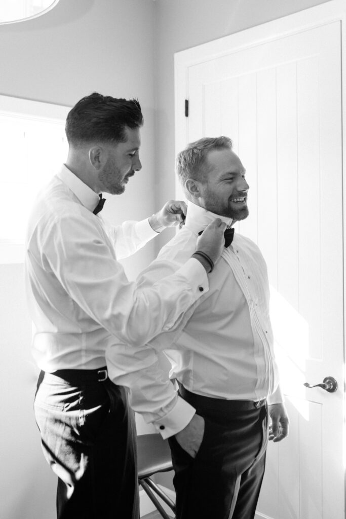 groom getting ready photo