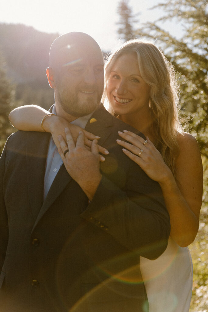 golden hour engagement photoshoot