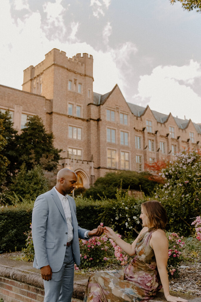 University of Washington Engagement Photoshoot