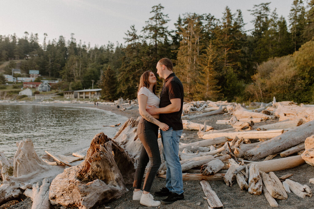 washington engagement photos