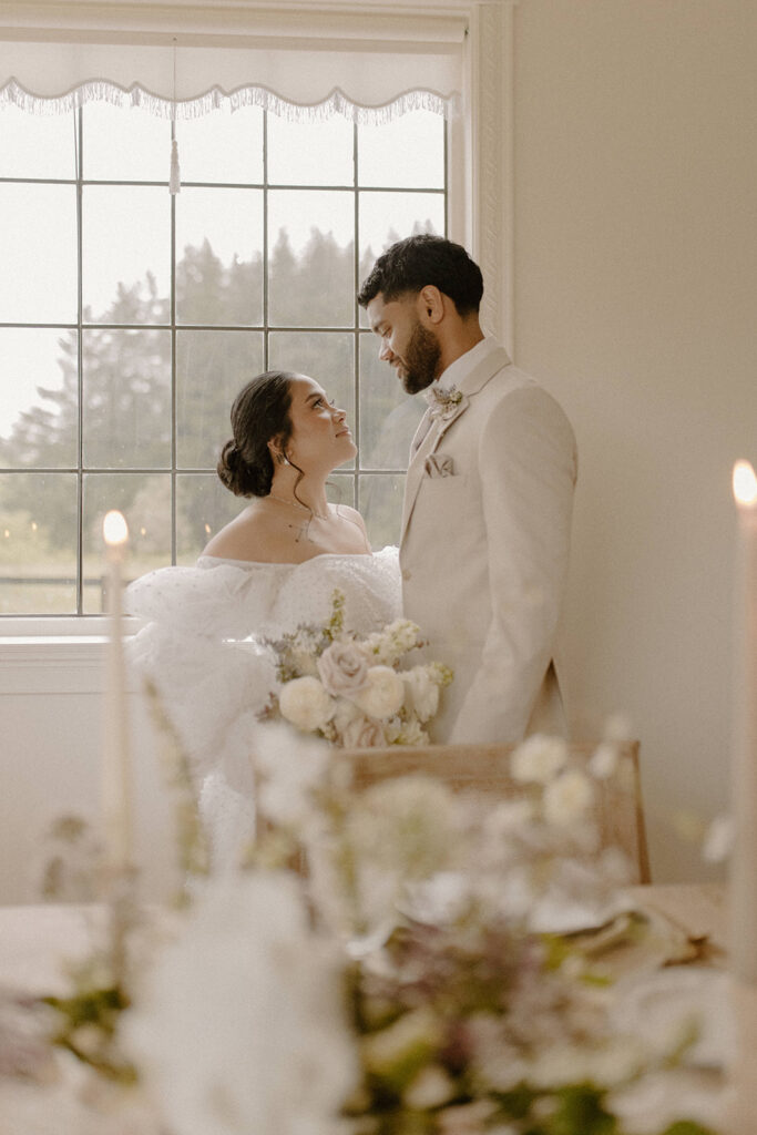 romantic rainy elopement photoshoot