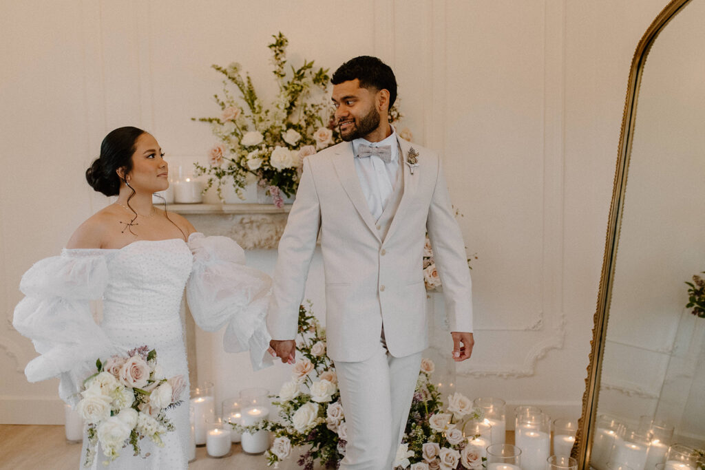 romantic rainy elopement photoshoot