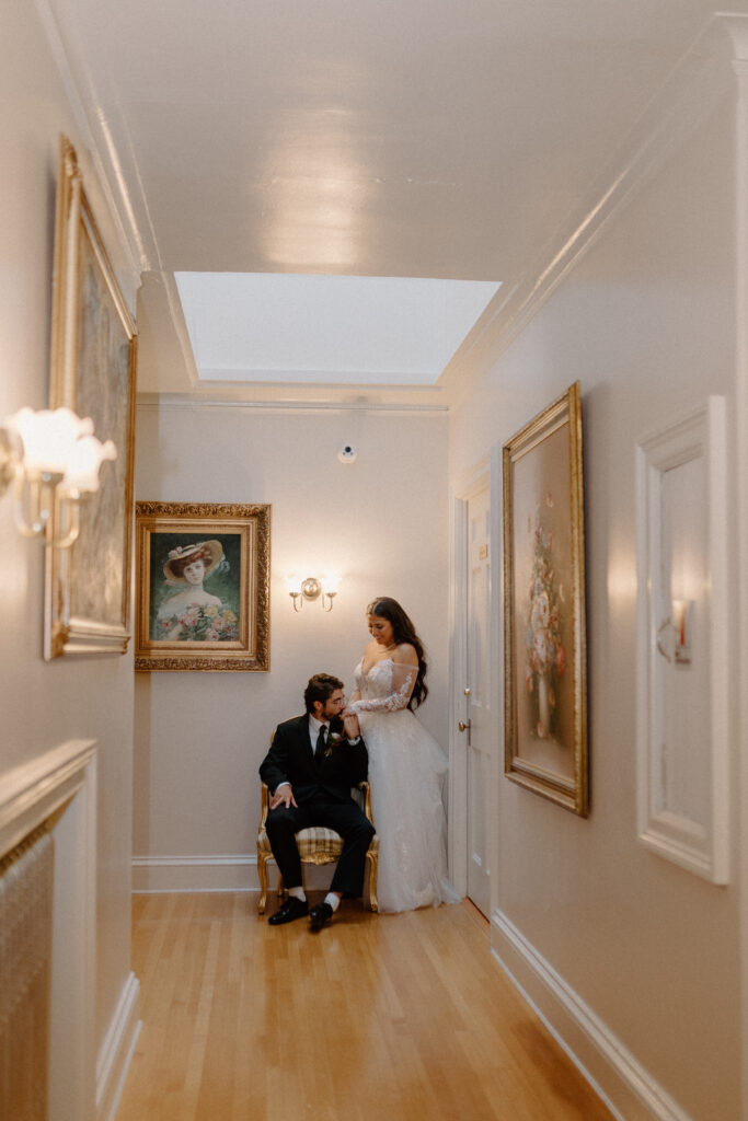 Thornewood Castle Garden Wedding Venue portraits 