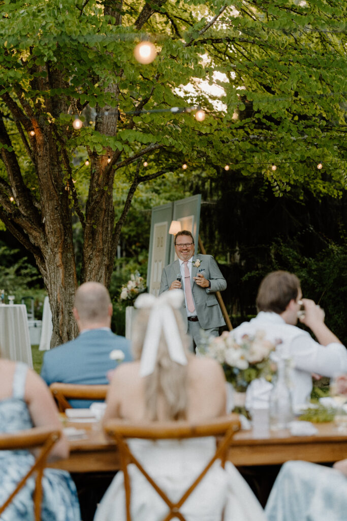 Briarwood Estate Garden Wedding Venue speeches
