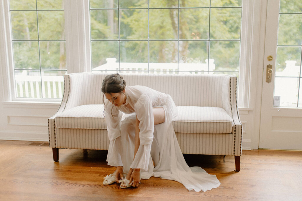 Fox Hollow Garden Wedding Venue getting ready