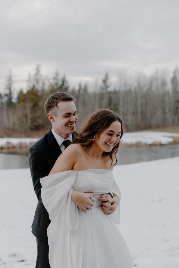 Snowy Winter Wedding at the Olsen Mansion