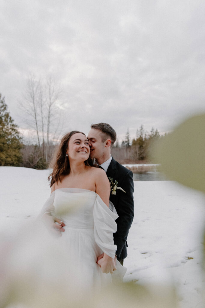 Snowy Winter Wedding at the Olsen Mansion