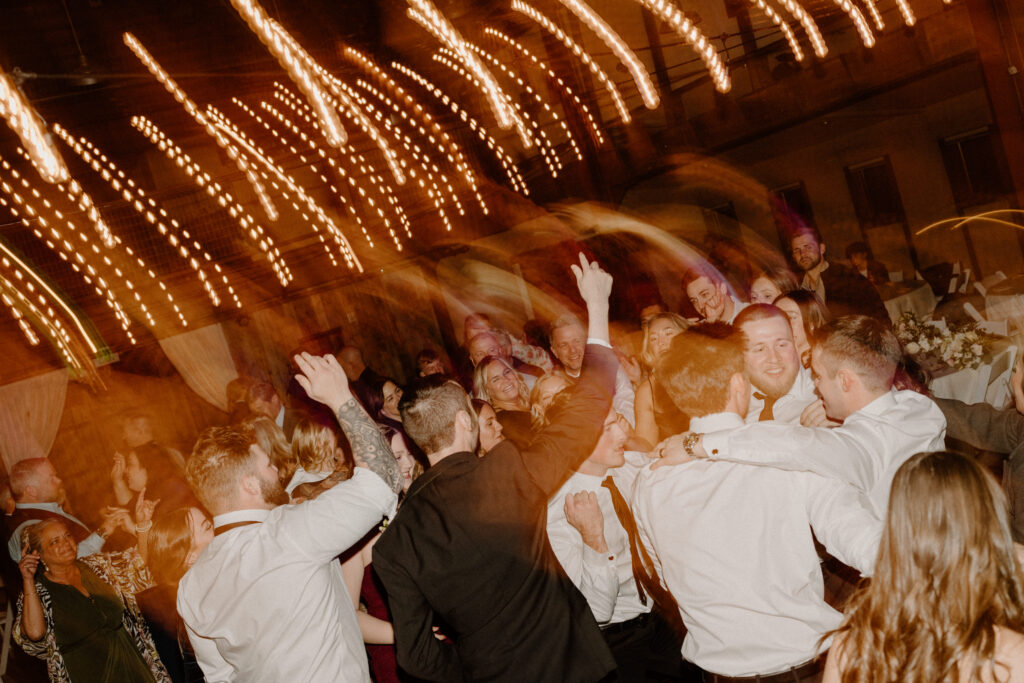winter Wedding reception at the Olsen Mansion
