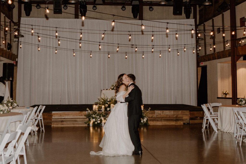winter Wedding reception at the Olsen Mansion