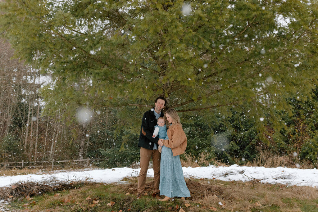 Winter family photos in seattle 