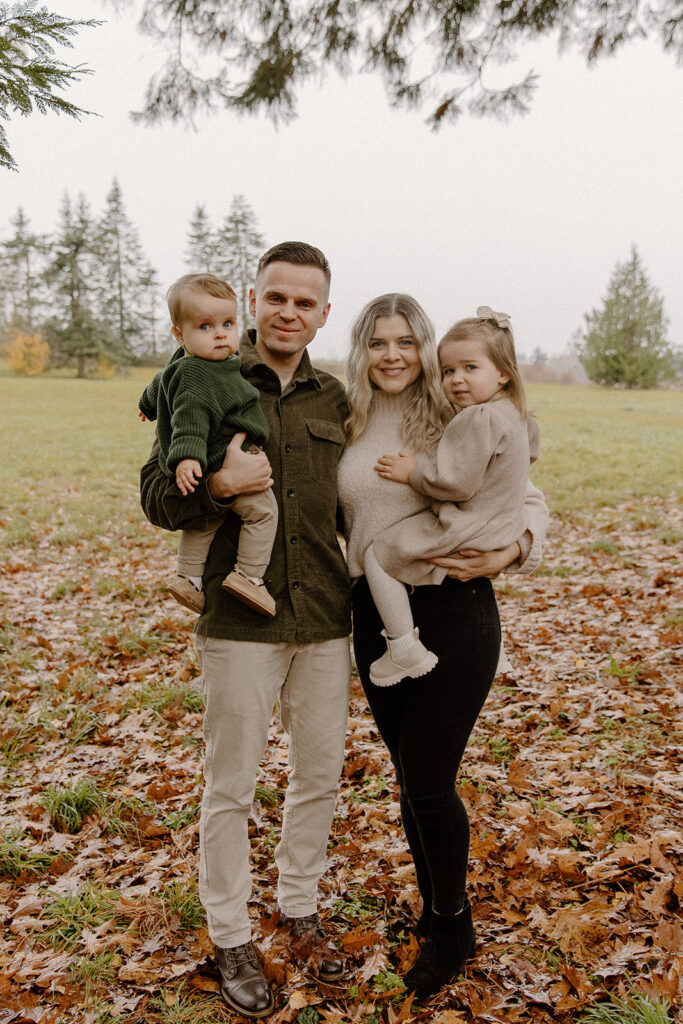 family Fall photoshoot in Seattle