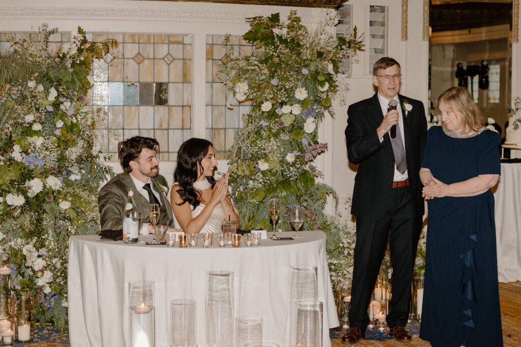 wedding speech at the Arctic Club Hotel in Seattle