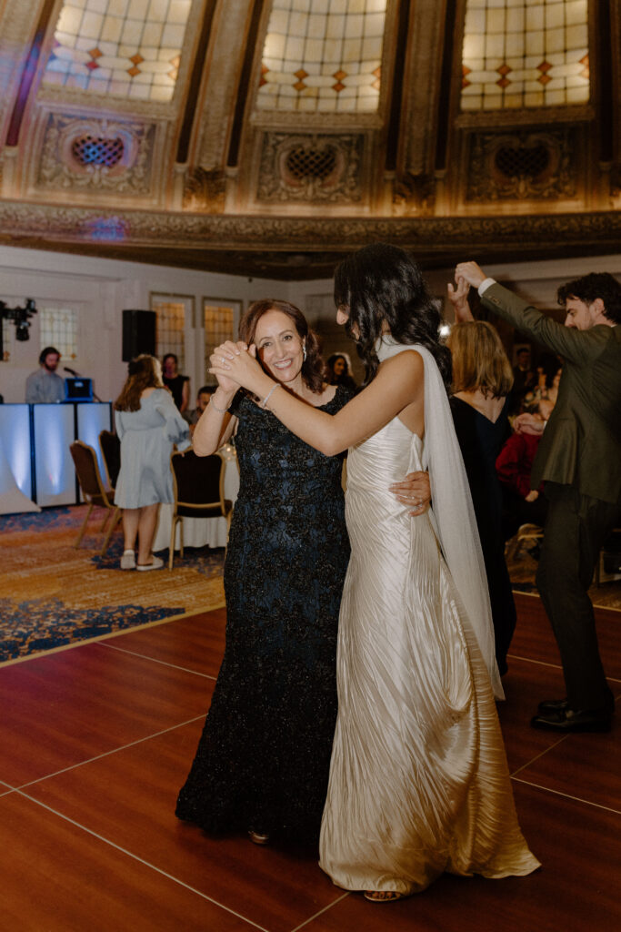 mother and bride dance