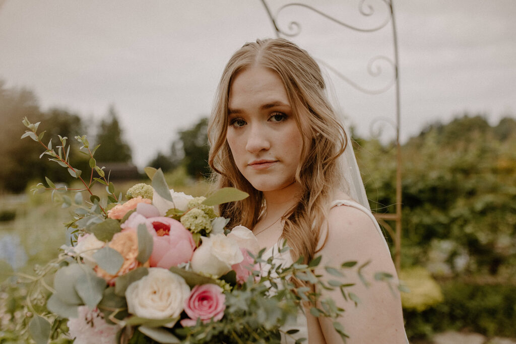 Jardin De Sol Garden Wedding Venue bridal portrait