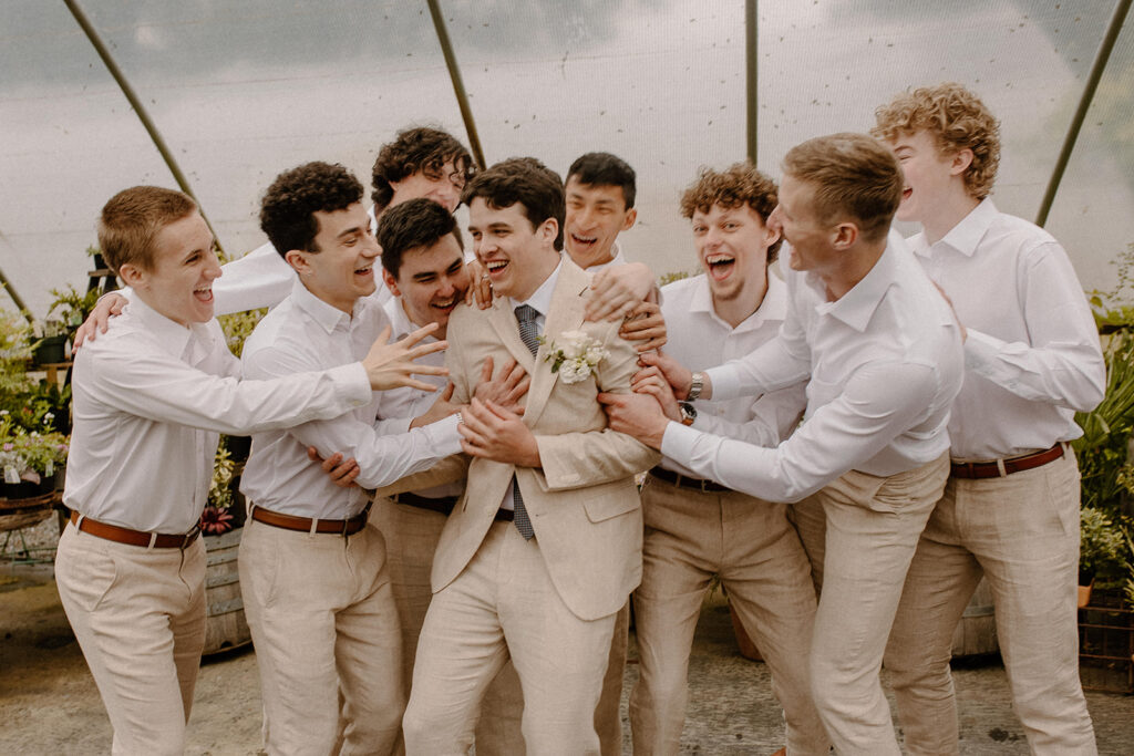 Jardin De Sol Garden Wedding Venue groomsman