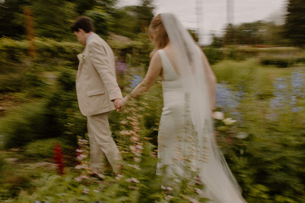 Jardin De Sol Garden Wedding Venue bride and groom portrait