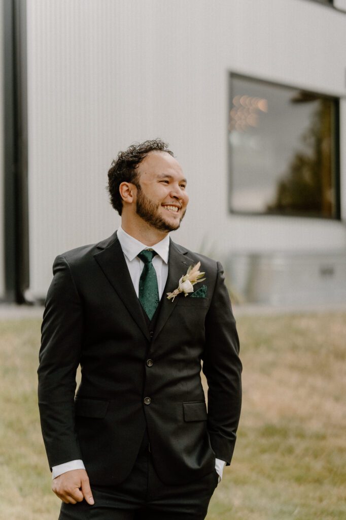 groom wedding portrait