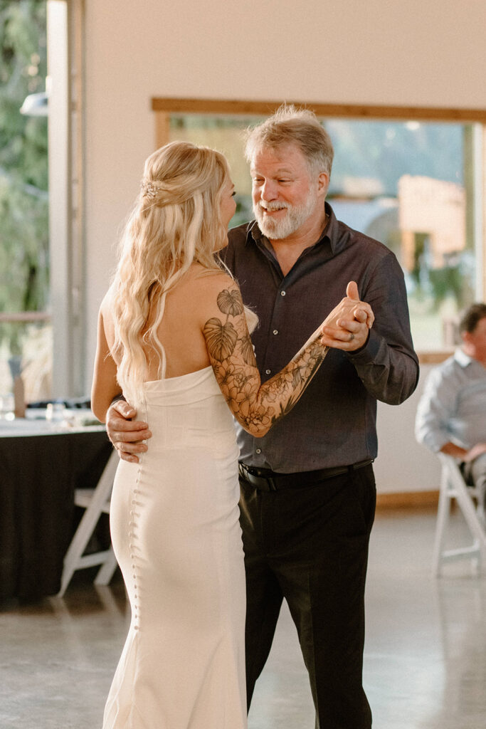 Machais Meadows Wedding Reception first dance