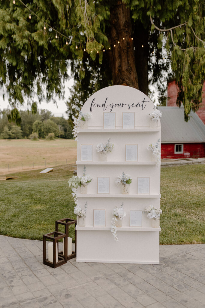Wedding Seating Chart