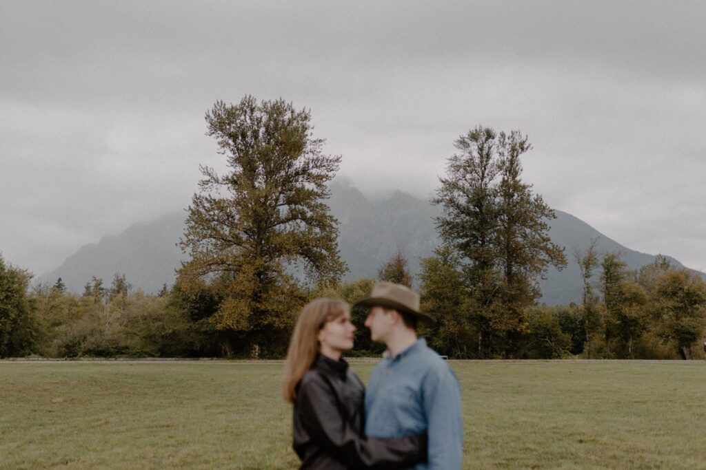 Misty Fall Couples Session in North Bend, Washington